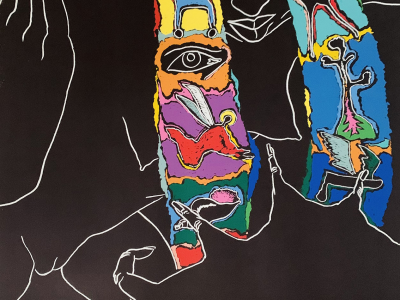 Boris Jirků, Dolce Far Niente, serigrafia, 70x100 cm, 850 EUR