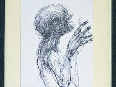 LUBO GUMAN, DIVERGENCIA, KRESBA, 30x40, 320 EUR