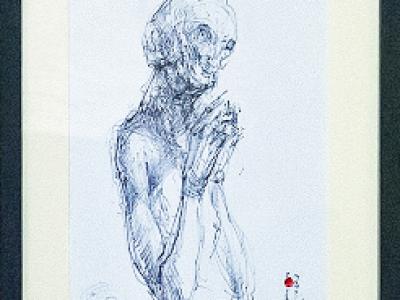 LUBO GUMAN, NEUMPROPOSITUM, KRESBA, 30x40, 320 EUR