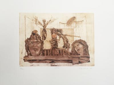 Karel Demel, Scéna, 50x36 cm, 240 EUR